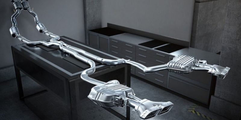 Impianto di scarico Performance AMG inseribile