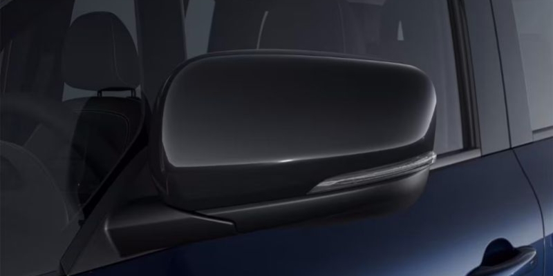 Retrovisori esterni verniciati in nero