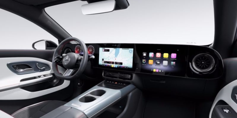 OLED front passenger display