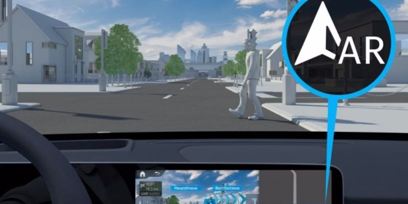 Realtà Aumentata MBUX per la navigazione