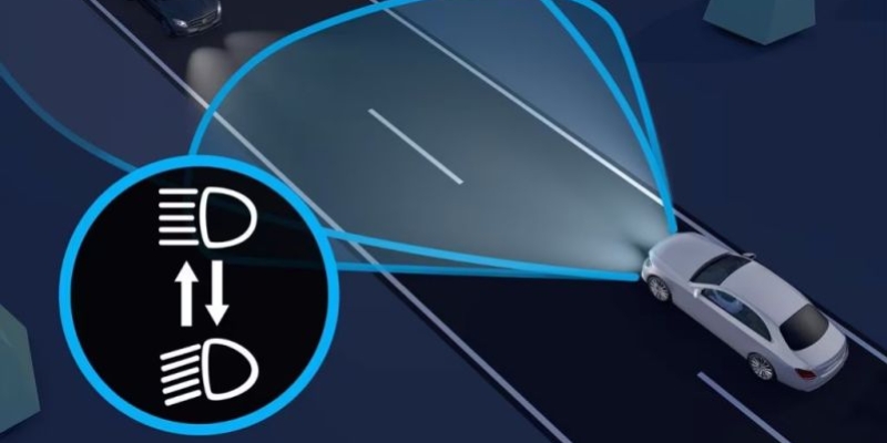 Sistema di assistenza abbaglianti adattivi Plus